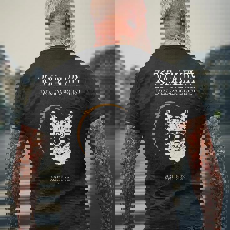 Eclipse Glasses 2024 猫 エクリプス サングラス メンズTシャツ バックプリント 高齢者への贈り物