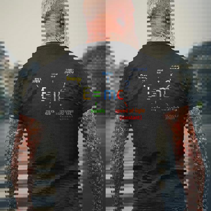 EMc2 方程式 メンズTシャツ バックプリント 高齢者への贈り物