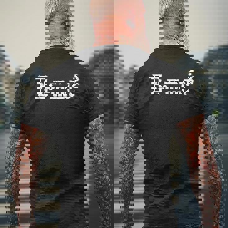 EMc² EMc2 メンズTシャツ バックプリント 高齢者への贈り物