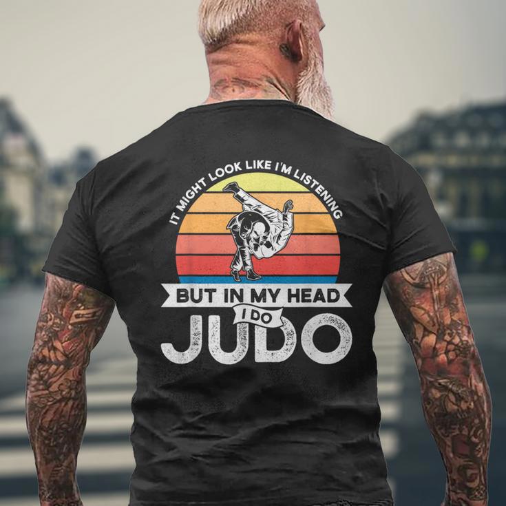 En Mi Cabeza Hago Judo Judo Camiseta Hombre Estampado Espalda Regalos para ancianos