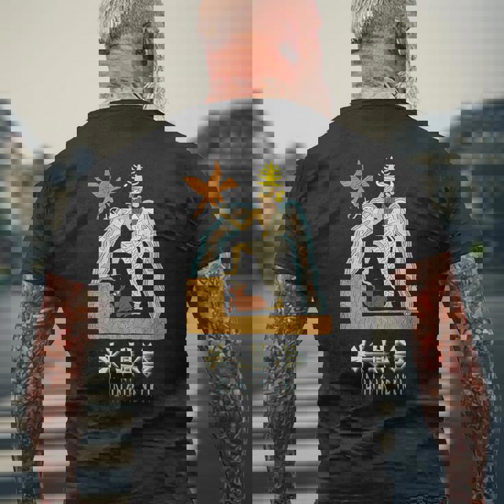 Enki God アヌンナキ メンズTシャツ バックプリント 高齢者への贈り物