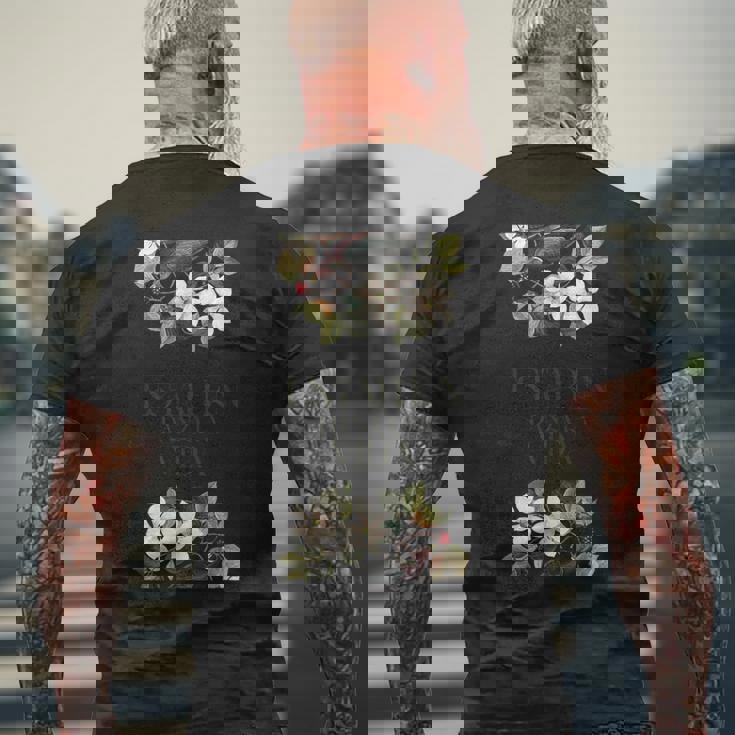 Estar En Danza Laida ボタニカルアート メンズTシャツ バックプリント 高齢者への贈り物