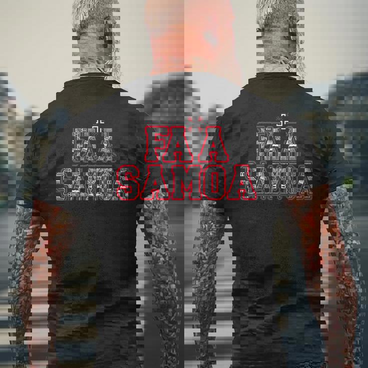 Fa'a サモア服 メンズTシャツ バックプリント 高齢者への贈り物