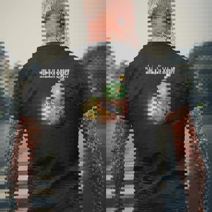 Ffxi Ff11 Mmorpg ブラッドポートはいかがですか メンズTシャツ バックプリント 高齢者への贈り物