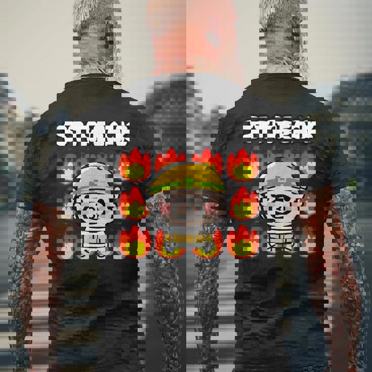 Firetreak メンズTシャツ バックプリント 高齢者への贈り物