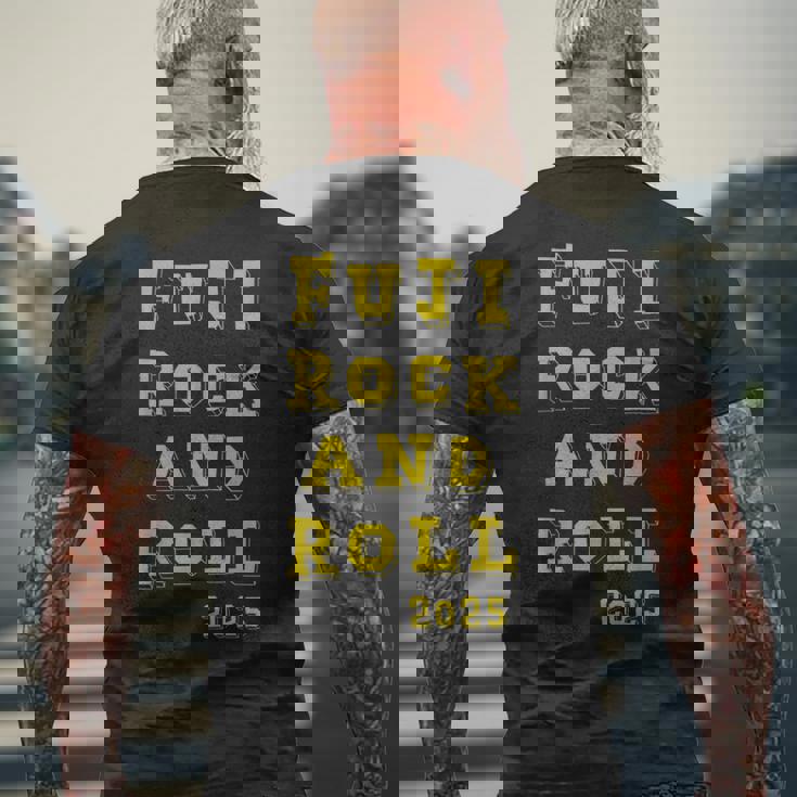 Fuji Rock And Roll 2025 Amazon Limited Color メンズTシャツ バックプリント 高齢者への贈り物