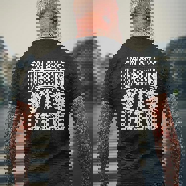 Profession Quote Datacientist メンズTシャツ バックプリント 高齢者への贈り物