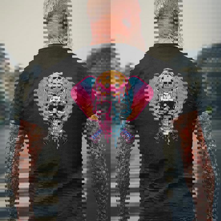 Game Overkull ピックルボール パドル ドリップグラフィック メンズTシャツ バックプリント 高齢者への贈り物