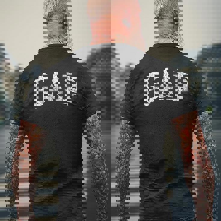 Gap Pennsylvania Pa ヴィンテージアスレチックスポーツデザイン メンズTシャツ バックプリント 高齢者への贈り物