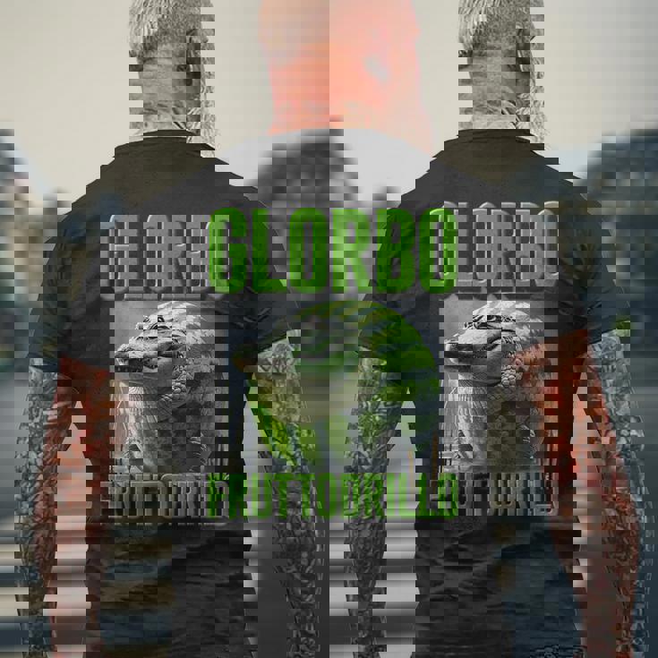 Glorbo Fruttodrillo Ai モンスター イタリアン ブレイン ロート キッズ 男の子 メンズTシャツ バックプリント 高齢者への贈り物