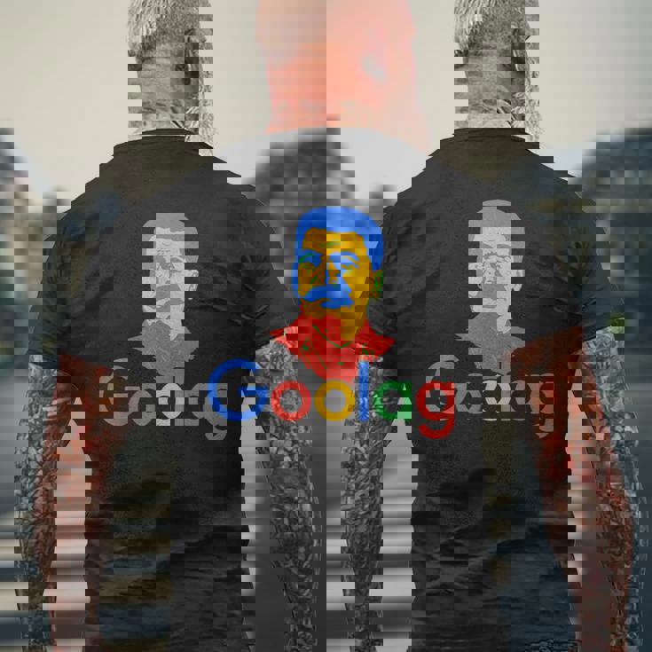 Goolag ファニーソビエト時代政治ジョーク 言論の自由スターリン メンズTシャツ バックプリント 高齢者への贈り物