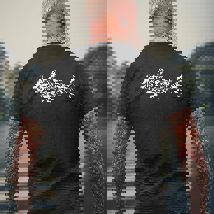 Great Hark サメのシルエット シャークフィッシュホワイトシャーク メンズTシャツ バックプリント 高齢者への贈り物