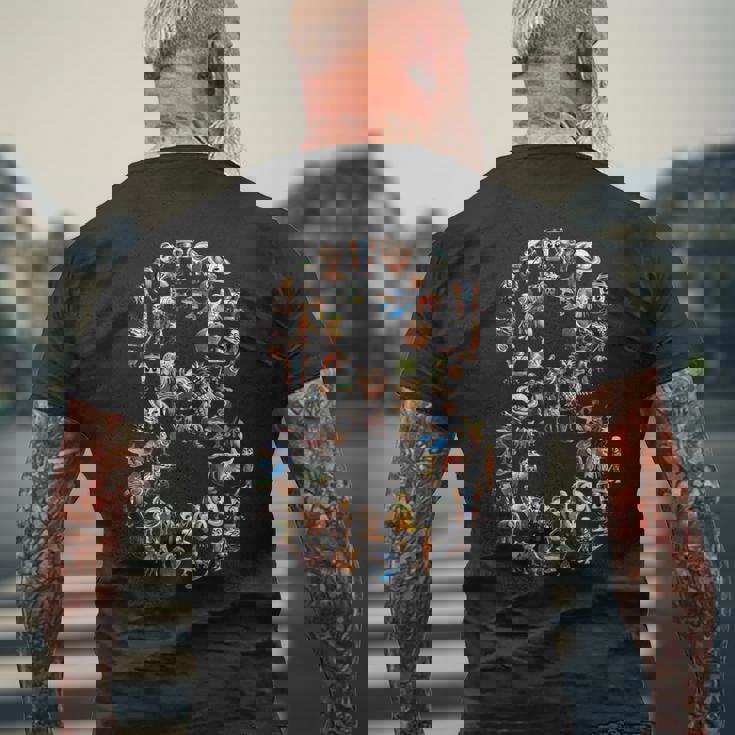 Happy 8Th Birthday 男の子 イタリアン ブレイン ミーム パーティー 面白い メンズTシャツ バックプリント 高齢者への贈り物