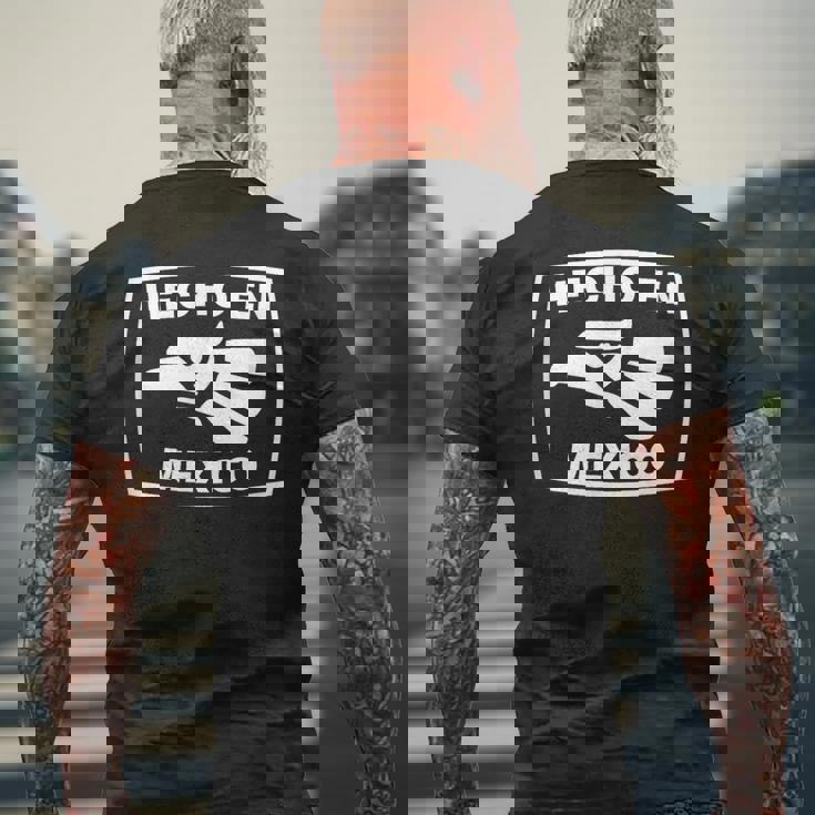 Hecho En Mexico メンズTシャツ バックプリント 高齢者への贈り物