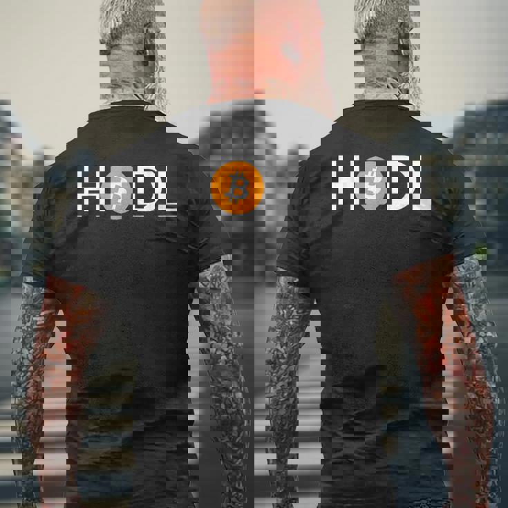 Hodl Fomo ビットコイン Btc メンズTシャツ バックプリント 高齢者への贈り物