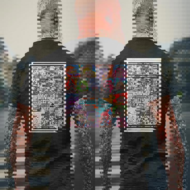 Hololive English Eurobeat Remix Album メンズTシャツ バックプリント 高齢者への贈り物