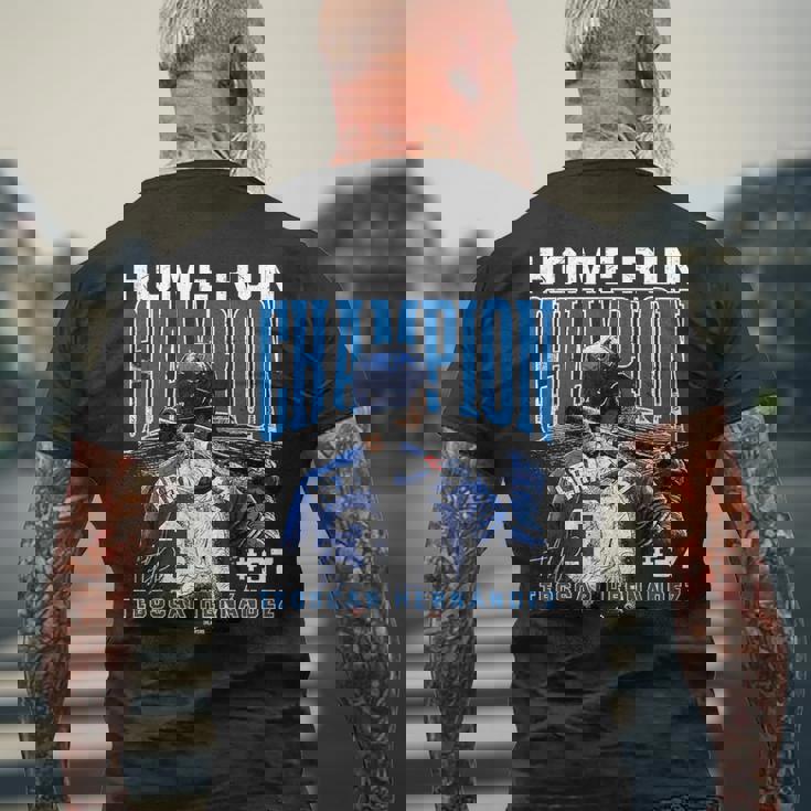 Home Run Champion Teoscar Hernandez Los Angeles Mlbpa メンズTシャツ バックプリント 高齢者への贈り物