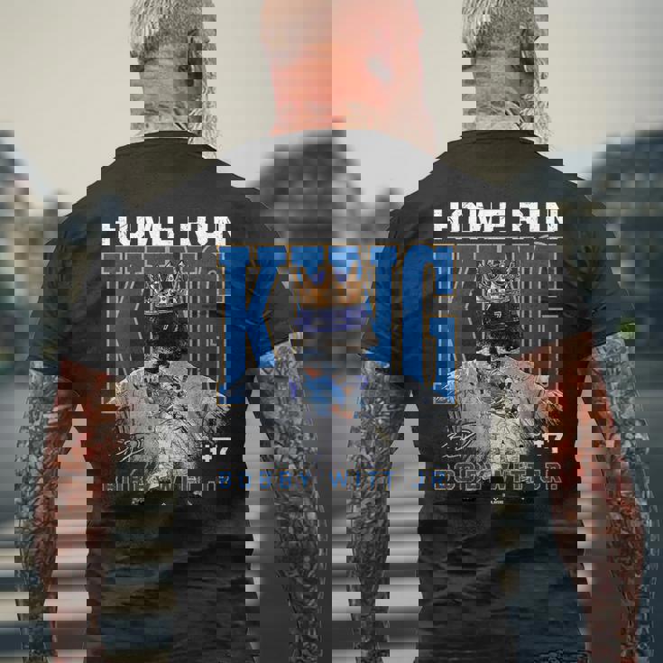 Home Run King Bobby Witt Jr Kansas City Mlbpa メンズTシャツ バックプリント 高齢者への贈り物