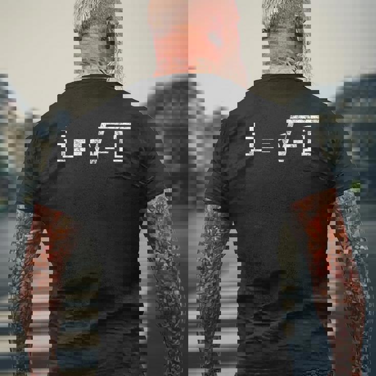 Imaginary Number I メンズTシャツ バックプリント 高齢者への贈り物