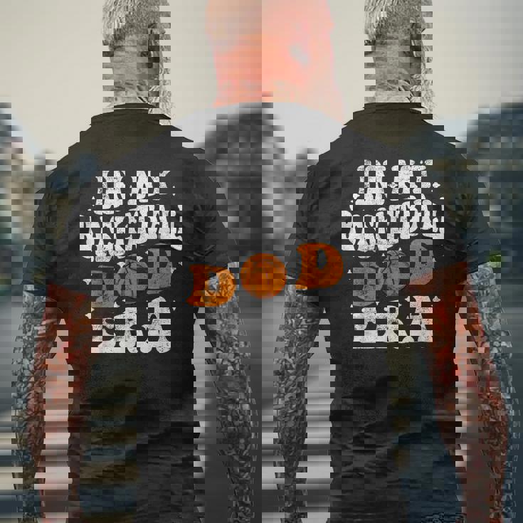 In My Basketball Dad Era プレイヤー バスケットボール お父さん 父の日 メンズTシャツ バックプリント 高齢者への贈り物