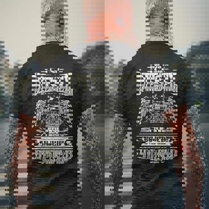 It's A Diesel Thing トラッカー トラック ドライバー メカニック 面白い メンズ メンズTシャツ バックプリント 高齢者への贈り物