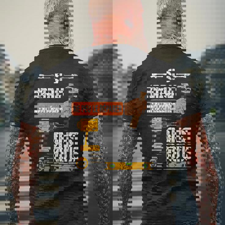 It's If Renault Can't Fix It No One Is メンズTシャツ バックプリント 高齢者への贈り物