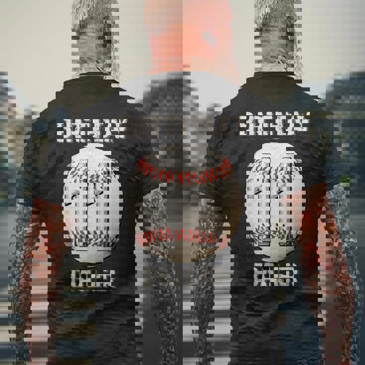 It's My 11Th Birthday 野球 11歳の少年少女 メンズTシャツ バックプリント 高齢者への贈り物