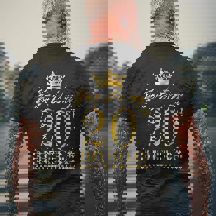 It's My 20Th Birthday Party ケーキ お祝い 楽しい20年 メンズTシャツ バックプリント 高齢者への贈り物