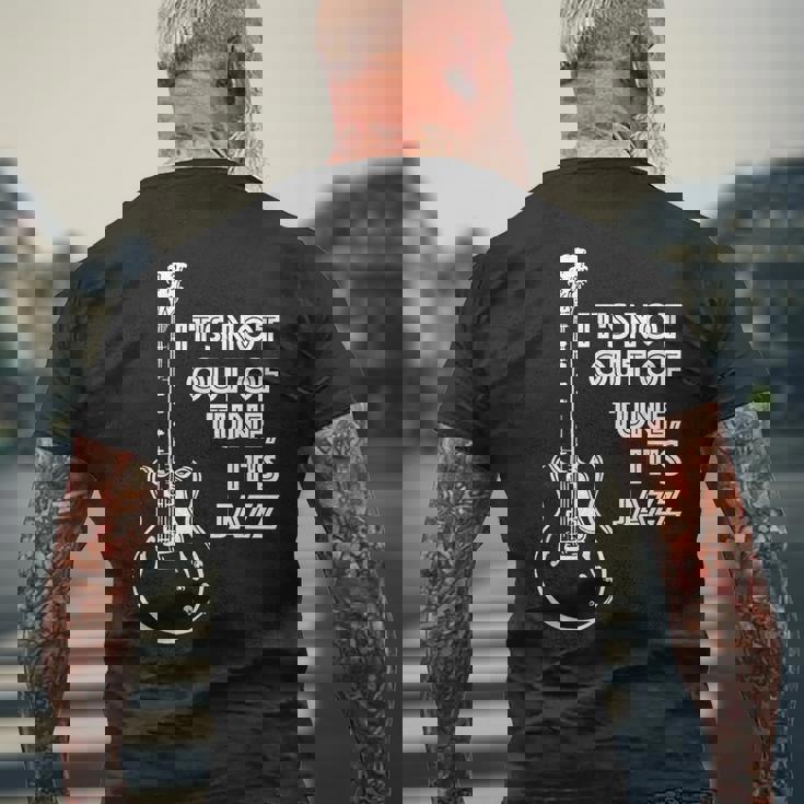 It's Not Out Of Tune It's Jazz メンズTシャツ バックプリント 高齢者への贈り物