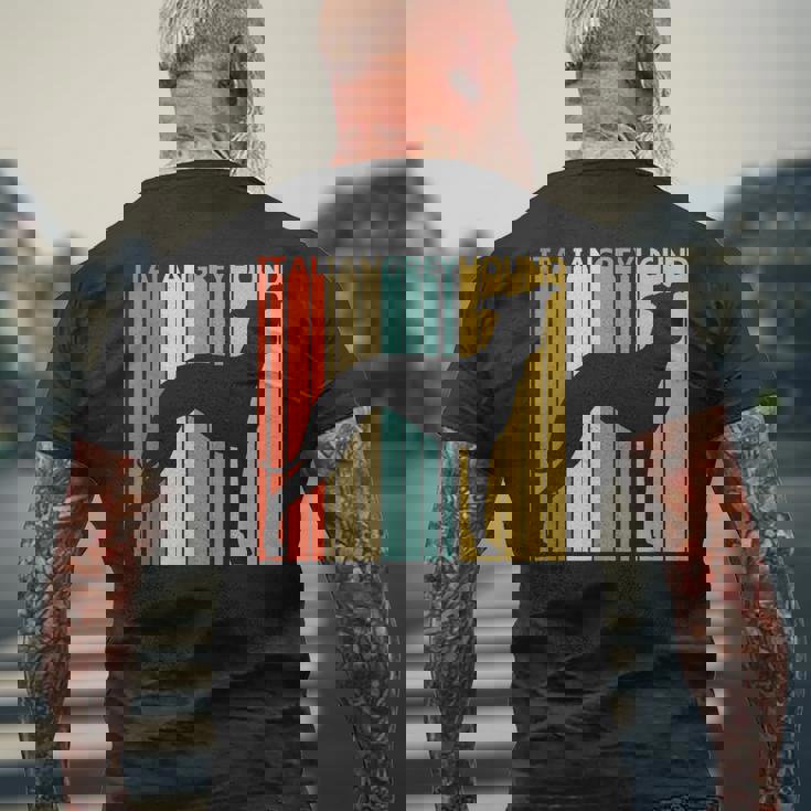 Italian Greyhound イタリアン・グレイハウンド メンズTシャツ バックプリント 高齢者への贈り物