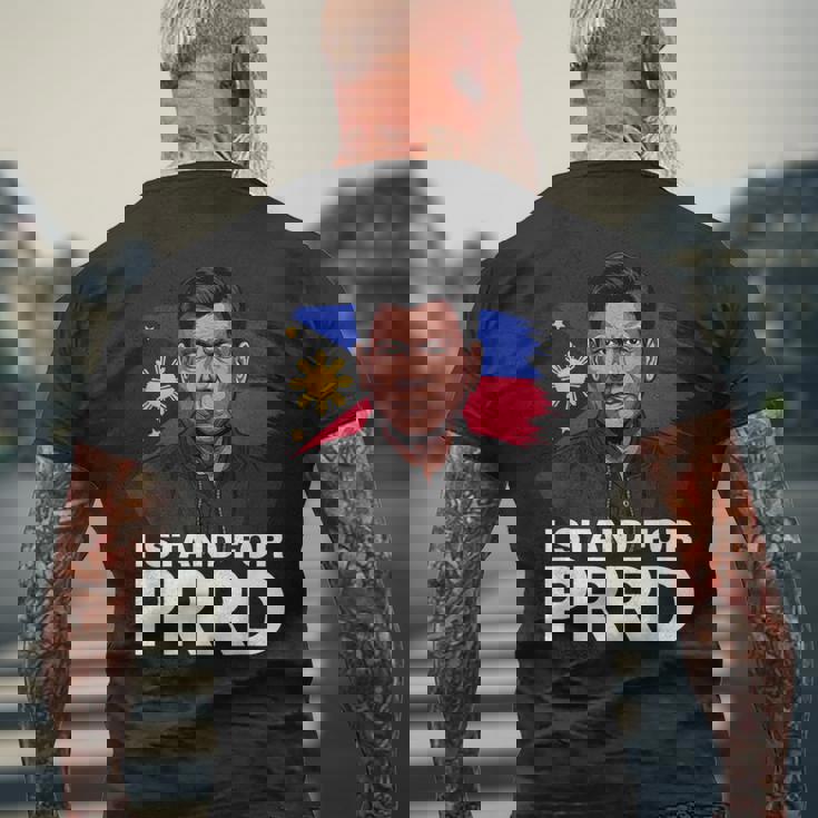 Itand For Prrd Digong Duterte フィリピン フリー Du30 メンズTシャツ バックプリント 高齢者への贈り物