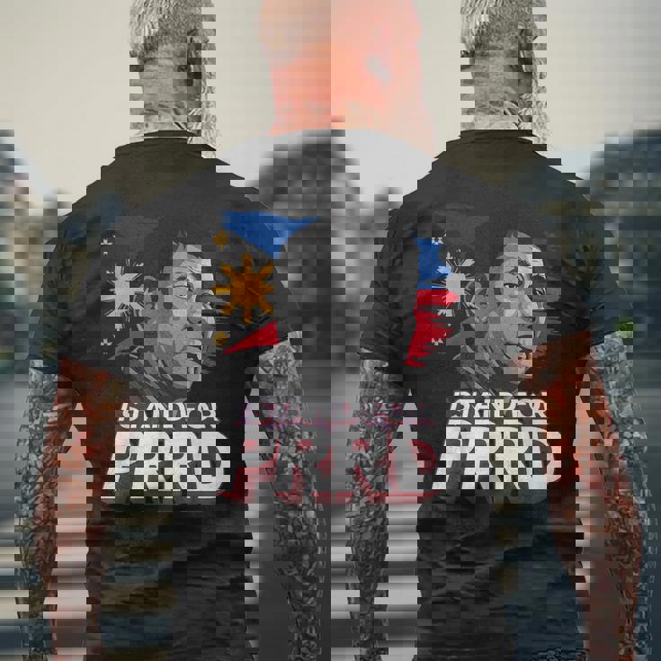 Itand For Prrd サポーター Digong Duterte フィリピン Du30 メンズTシャツ バックプリント 高齢者への贈り物