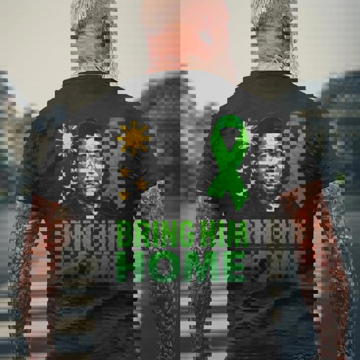 Itand With Duterte Prrd For The Filipino メンズTシャツ バックプリント 高齢者への贈り物