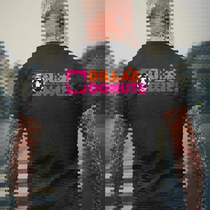 J Dillas ドーナツ ヒップホップ ジェイディー メンズTシャツ バックプリント 高齢者への贈り物