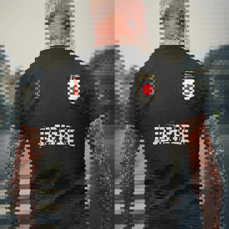 Japan チームサッカー 日本 Number 1Occer メンズTシャツ バックプリント 高齢者への贈り物