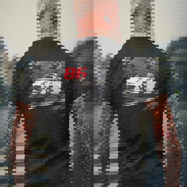 Jdm カー ストリート ドリフト レース Dk 土屋 86 アニメ メンズTシャツ バックプリント 高齢者への贈り物