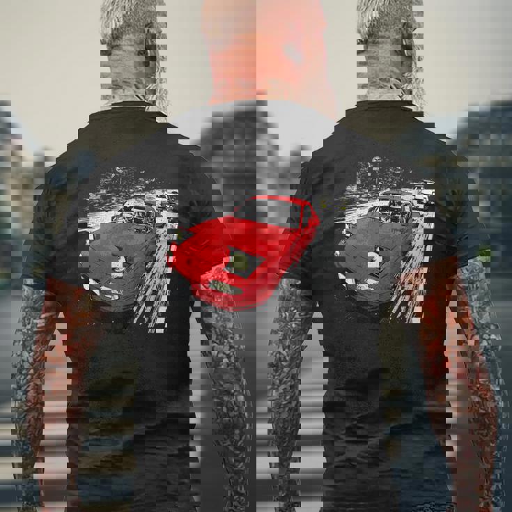 Jdm カー ストリート ドリフト レース 86S Na ロードスター アニメスタイル メンズTシャツ バックプリント 高齢者への贈り物