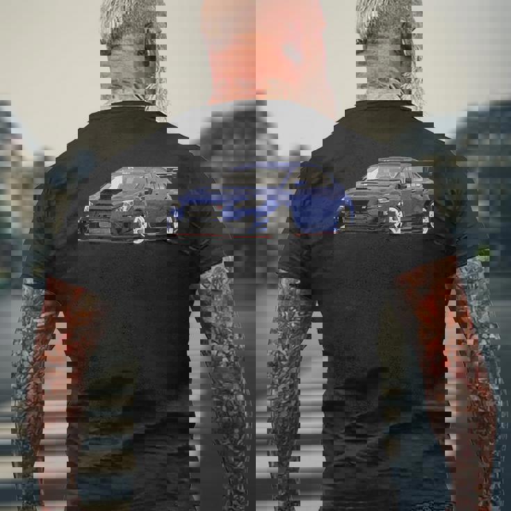 Jdm カーラリーブルーリッジ メンズTシャツ バックプリント 高齢者への贈り物