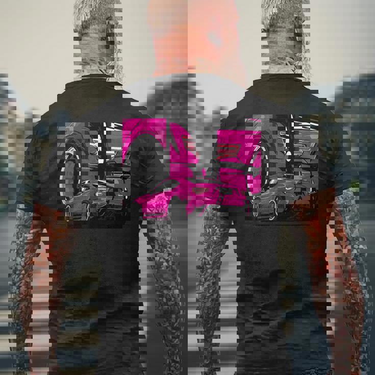 Jdm ロケットバニー ビッグブースト メンズTシャツ バックプリント 高齢者への贈り物