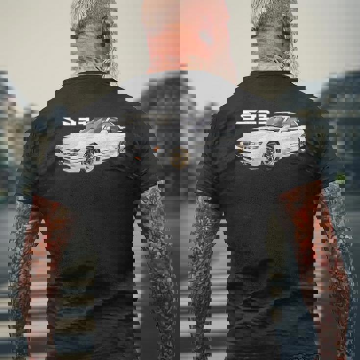 Jdm 車13 和風 ドリフトマシン メンズTシャツ バックプリント 高齢者への贈り物