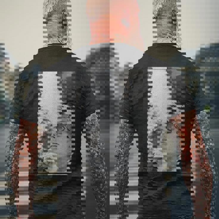 Jfk スモークとシェード メンズTシャツ バックプリント 高齢者への贈り物