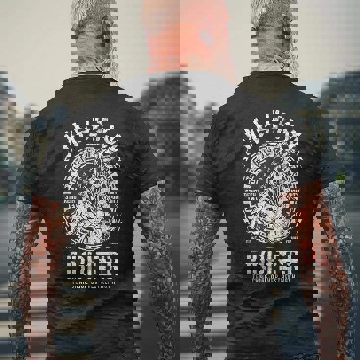 Jiu-Jitsu Wear Bjjアパレルブラジリアン柔術服 メンズTシャツ バックプリント 高齢者への贈り物