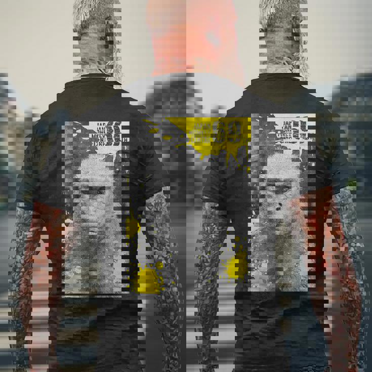 Jmc 69Th Anniversaryアカゲザル メンズTシャツ バックプリント 高齢者への贈り物