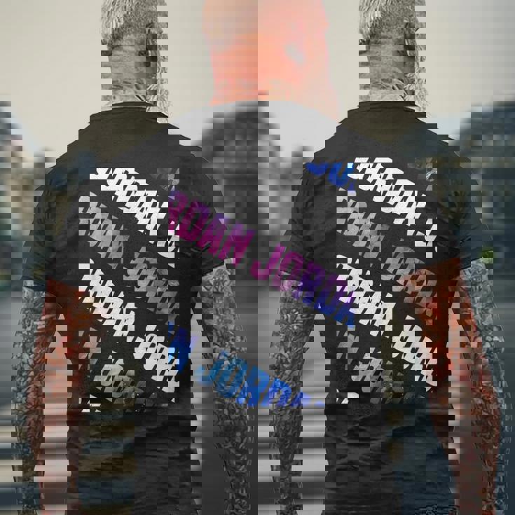 Jordan迷彩柄水彩カモフラージュ メンズTシャツ バックプリント 高齢者への贈り物