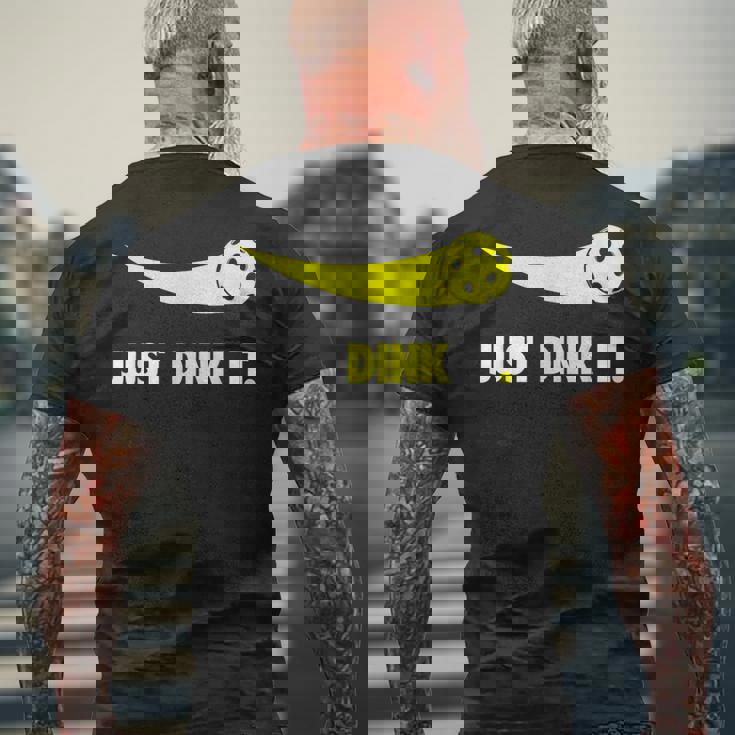 Just Dink It ピックルボールシャツ メンズ レディース キッズ メンズTシャツ バックプリント 高齢者への贈り物