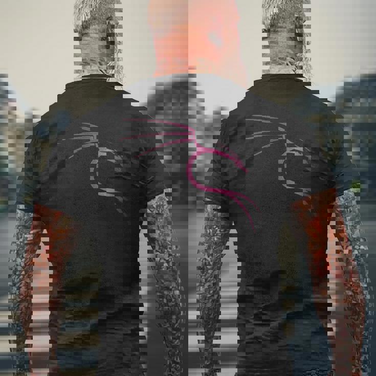 Kali Linux メンズTシャツ バックプリント 高齢者への贈り物