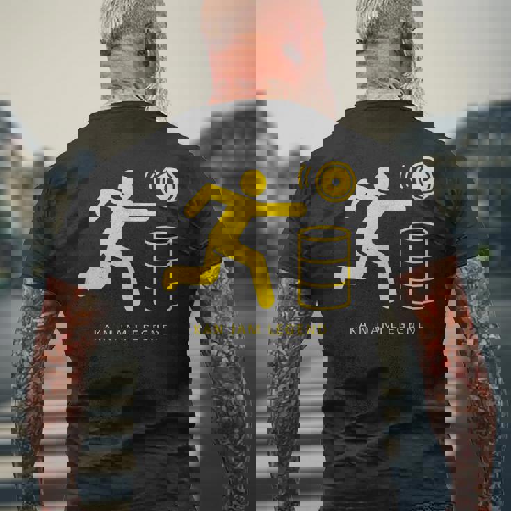 Kan Jam レジェンド ディスクトス アウトドアゲーム メンズTシャツ バックプリント 高齢者への贈り物