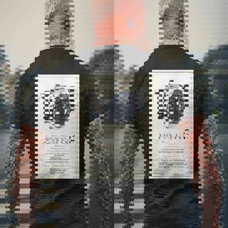 Kenko 水中カメラハウジングaquatica アクアティカ 前面プリント 80年代復刻 メンズTシャツ バックプリント 高齢者への贈り物