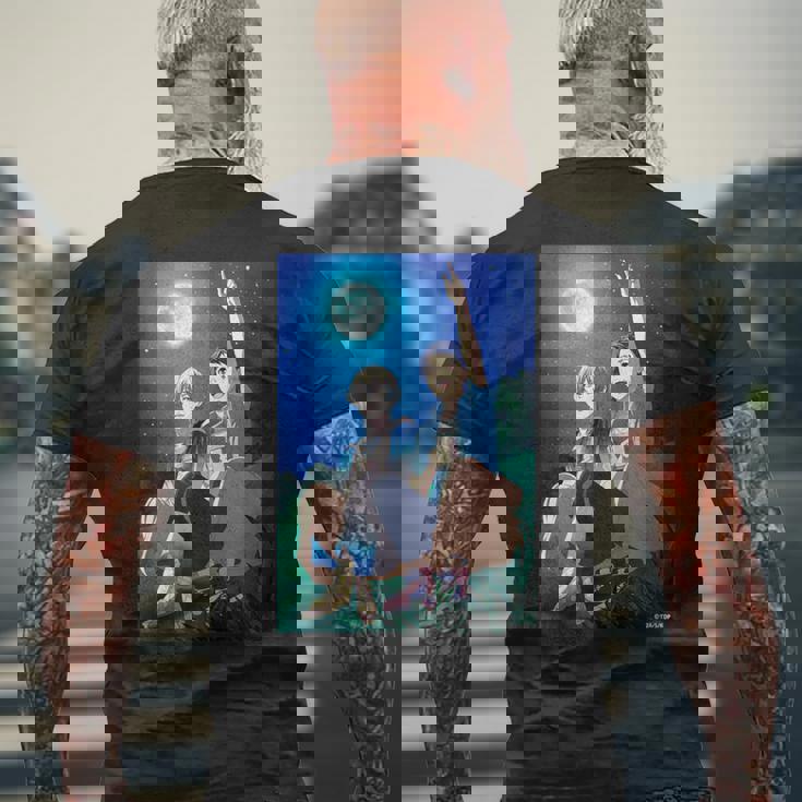 King Of Prism シン＆ルヰbirthday デザインf メンズTシャツ バックプリント 高齢者への贈り物