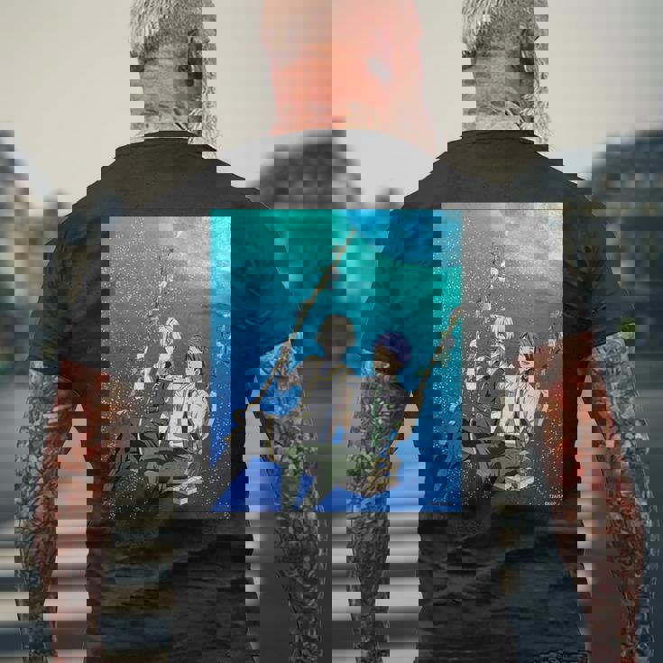 King Of Prism シン＆ルヰbirthday デザインg メンズTシャツ バックプリント 高齢者への贈り物